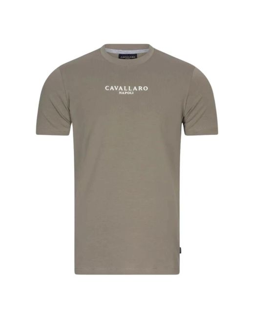 T-camicie di Cavallaro Napoli in Gray da Uomo
