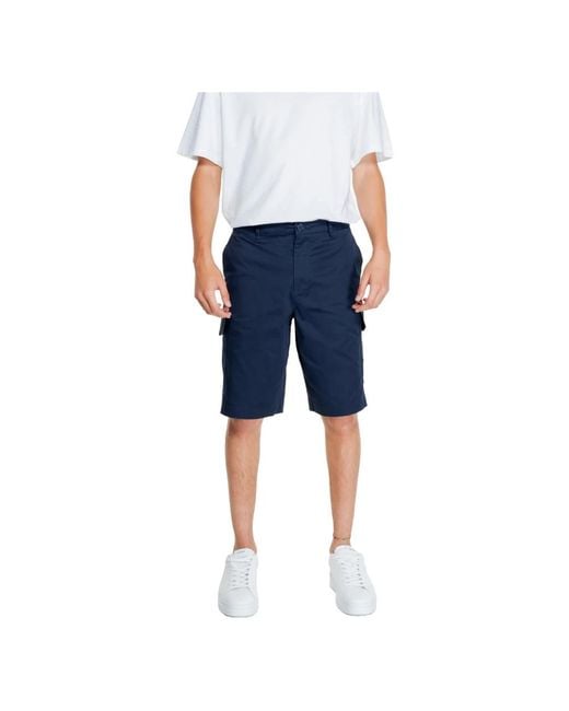ARMANI EXCHANGE Blue Casual Shorts for men