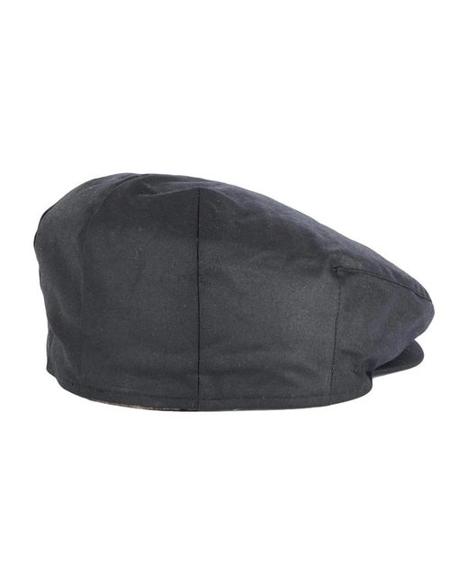Barbour Blue Cheviot Flat Cap