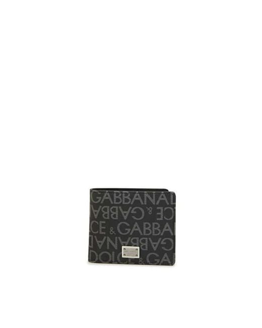 Dolce & Gabbana Black Wallets & Cardholders for men