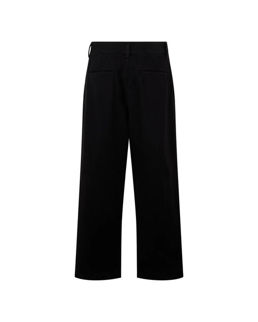 Agolde Black Wide Trousers for men