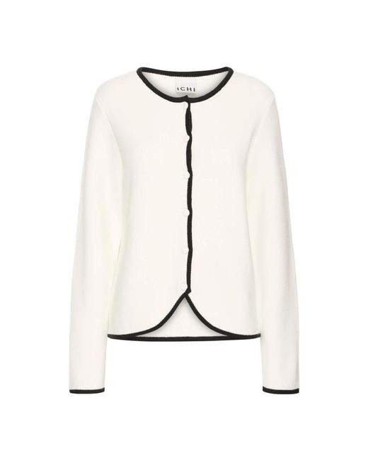 Cardigans Ichi en coloris White