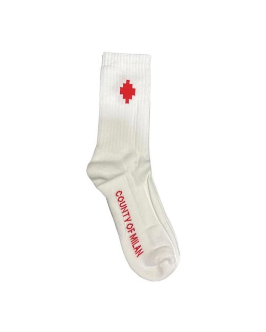 Socks Marcelo Burlon de color White