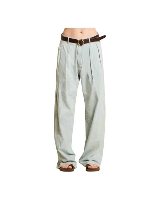 Denimist Gray Wide Trousers