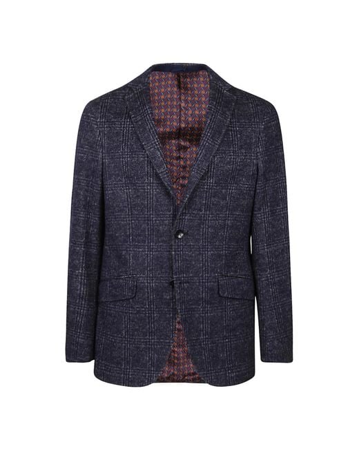 Etro Blue Blazers for men