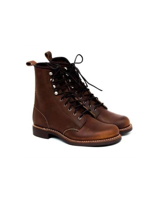 Lace-Up Boots di Red Wing in Brown da Uomo