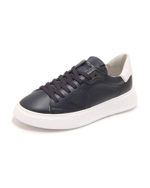 Philippe Model Temple Low Veau Sneakers in Blue für Herren