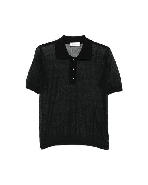 Ernest W. Baker Black Polo Shirts for men
