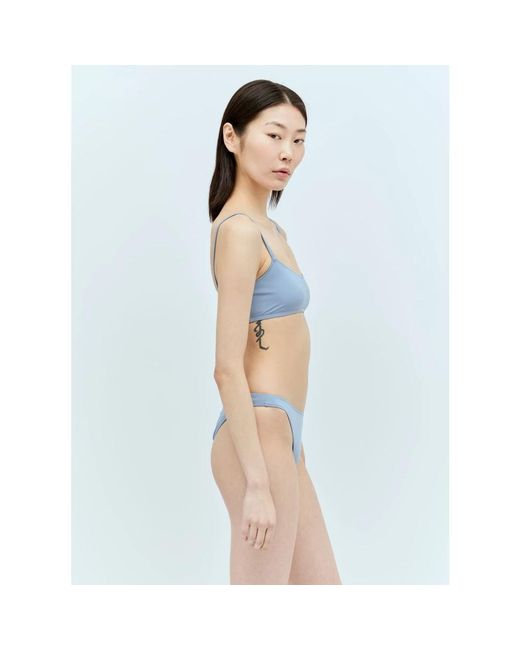 Lido Blue Square neck bikini set