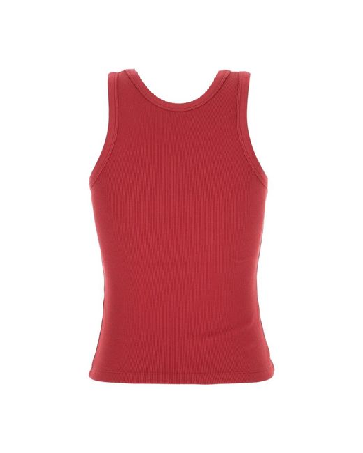 Givenchy Red Sleeveless Tops