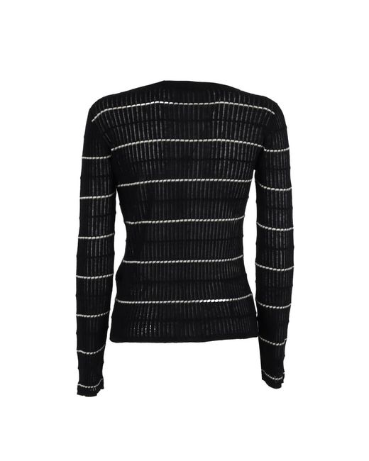 Max Mara Black Round-Neck Knitwear