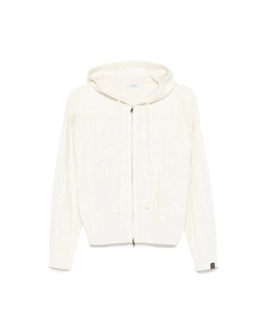 Max Mara White Zip-Throughs