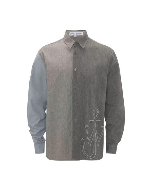 J.W. Anderson Gray Casual Shirts for men