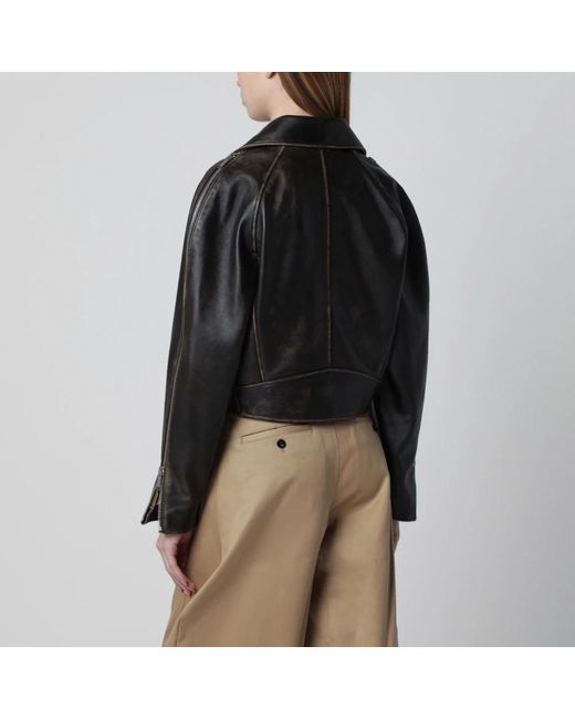 Halfboy Black Leather Jackets