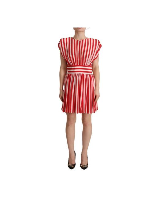 Dolce & Gabbana Red Short Dresses