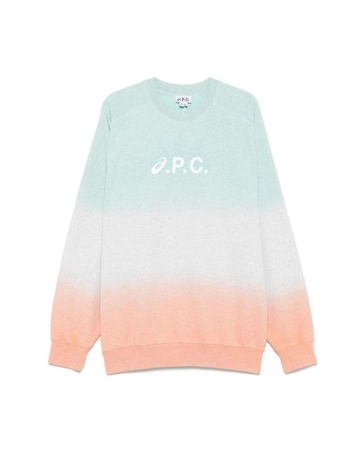 A.P.C. Dip Dye Sweatshirt Multifarben in Multicolor für Herren