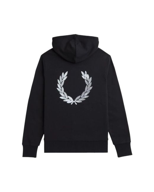 Fred Perry Blue Hoodies for men