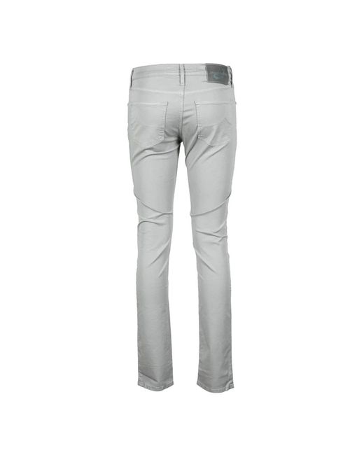 Jacob Cohen Gray Slim Fit Jeans