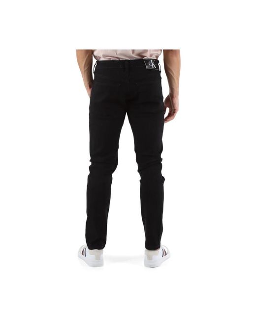 Calvin Klein Regular taper jeans fünf taschen in Black für Herren