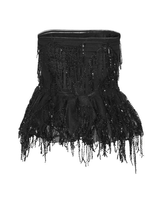 Sleeveless Tops ROTATE BIRGER CHRISTENSEN de color Black