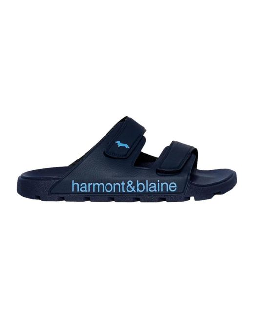 Harmont & Blaine Blue Sliders for men