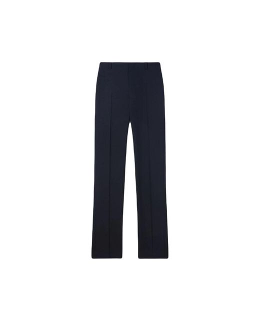 KENZO Straight Trousers in het Blue