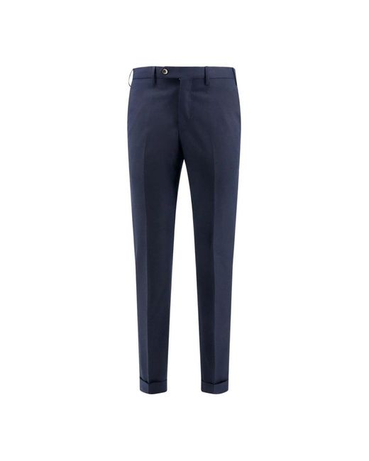 PT Torino Blue Suit Trousers for men