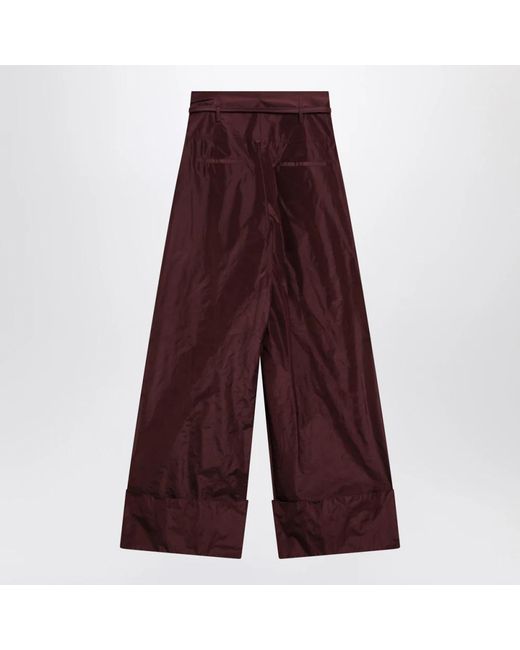 Fendi Purple Wide Trousers
