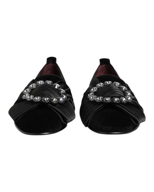 Dolce & Gabbana Black Loafers