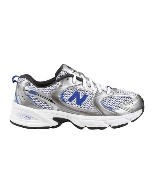 New Balance Silberne Mesh-Sneaker Mit Abzorb-Technologie in Blue für Herren