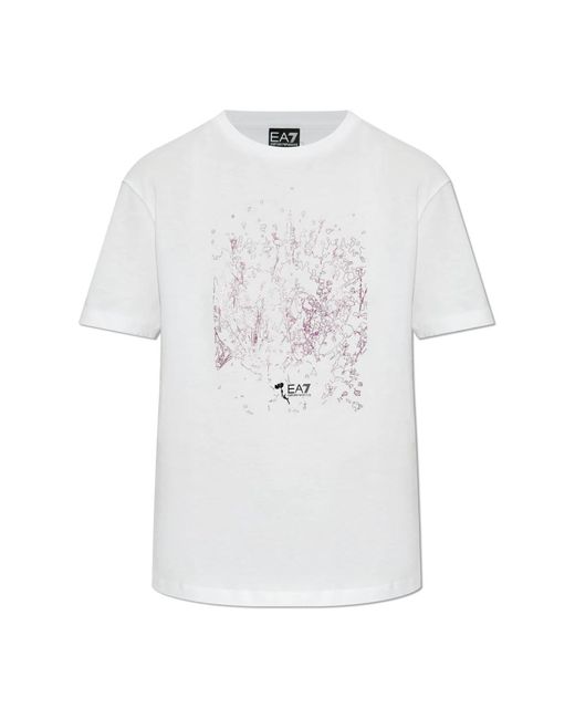 T-Shirts EA7 de color White