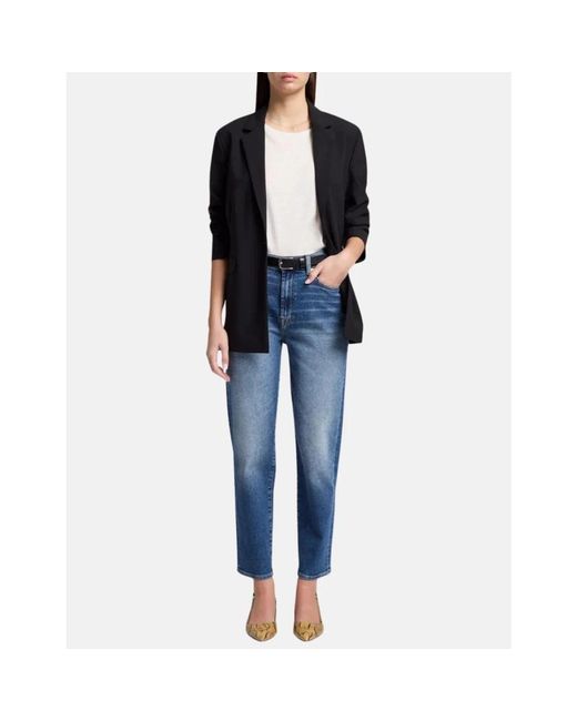 7 For All Mankind Blue Slim Fit Jeans