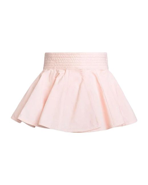 Alaïa Peplum Katoenen Riem in het Pink