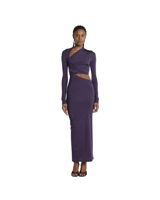 Amazuìn Purple Maxi Dresses