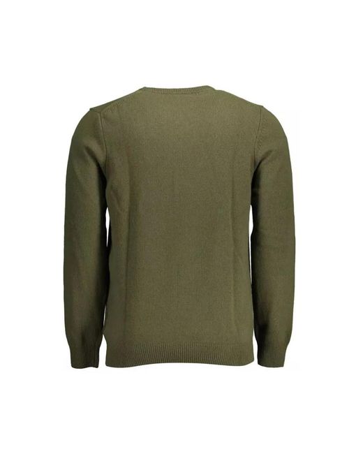 Lyle & Scott Green Round-Neck Knitwear for men