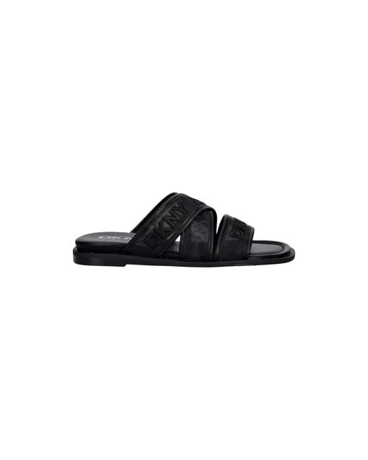 DKNY Black Cerelia Slide