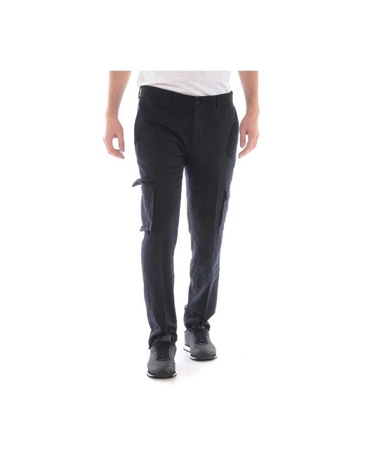 Daniele Alessandrini Blue Slim-Fit Trousers for men