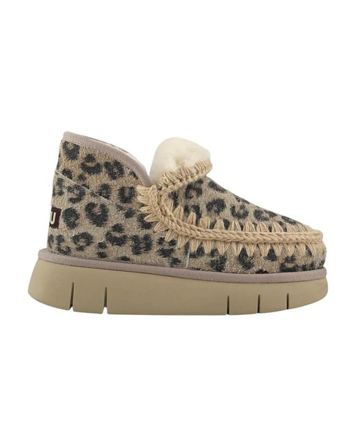 Mou Gray Winter Boots