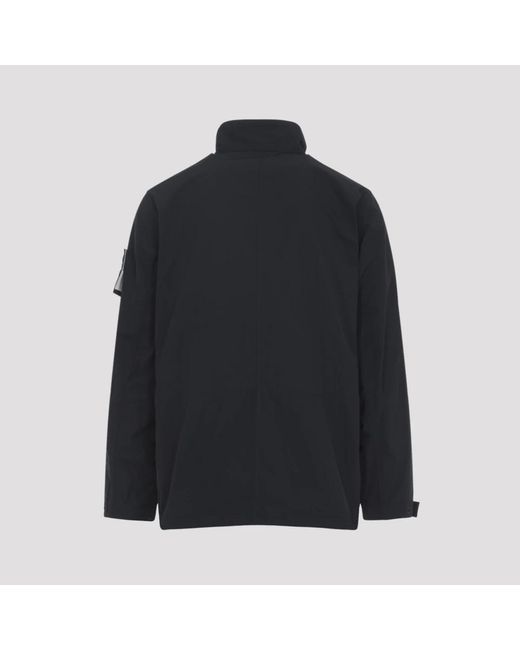 Stone Island Jassen ,Zwart ,Field Jacket in het Blue voor heren