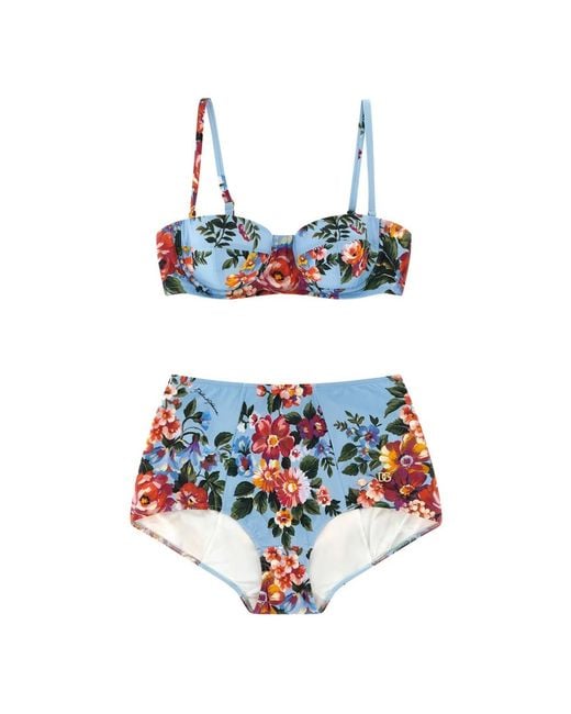 Dolce & Gabbana Blue Bikinis