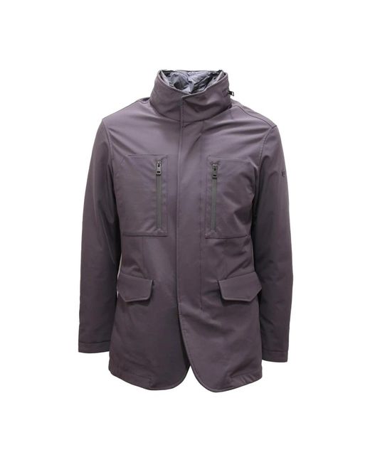 DUNO Purple Winter Jackets for men