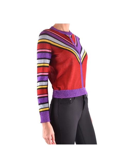 Philosophy Di Lorenzo Serafini Red Round-Neck Knitwear