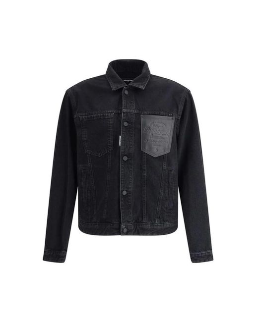 DSquared² Blue Denim Jackets for men
