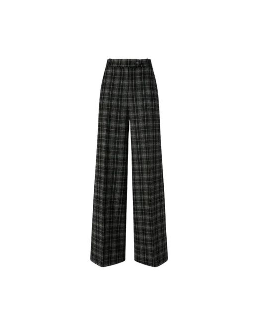 Pinko Black Wide Trousers