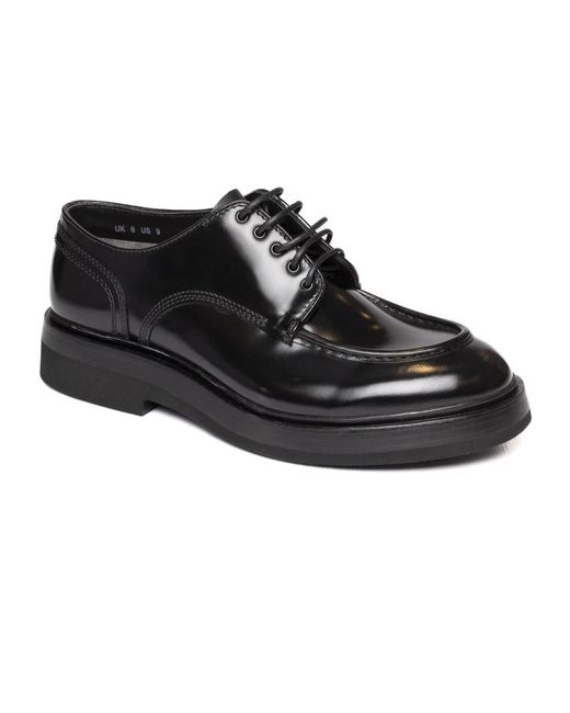 Santoni Black Dress Shoes for men