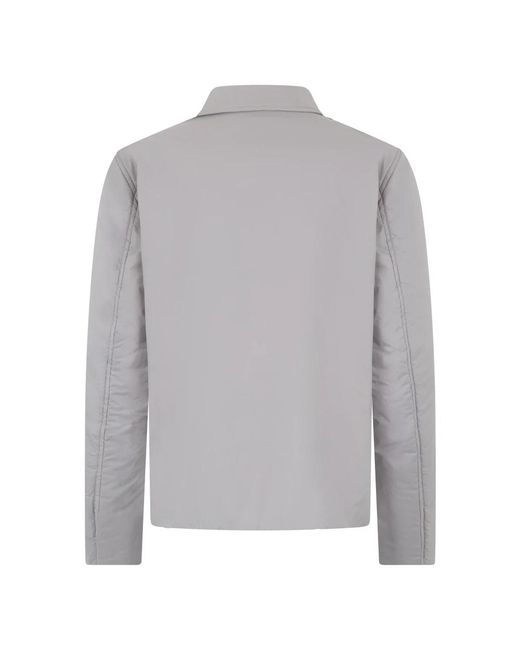 Herno Gray Light Jackets for men