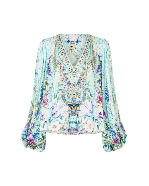 Camilla Blue Blouses