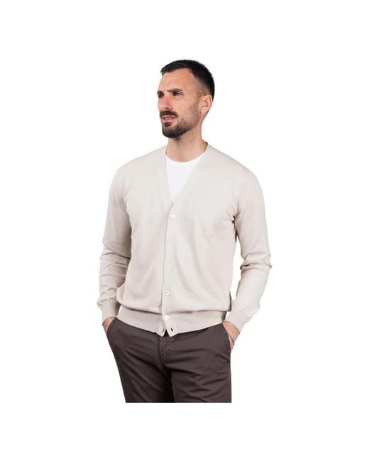 Gran Sasso Gray Cardigans for men