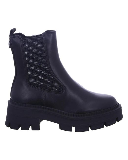 Tamaris Blue Chelsea Boots