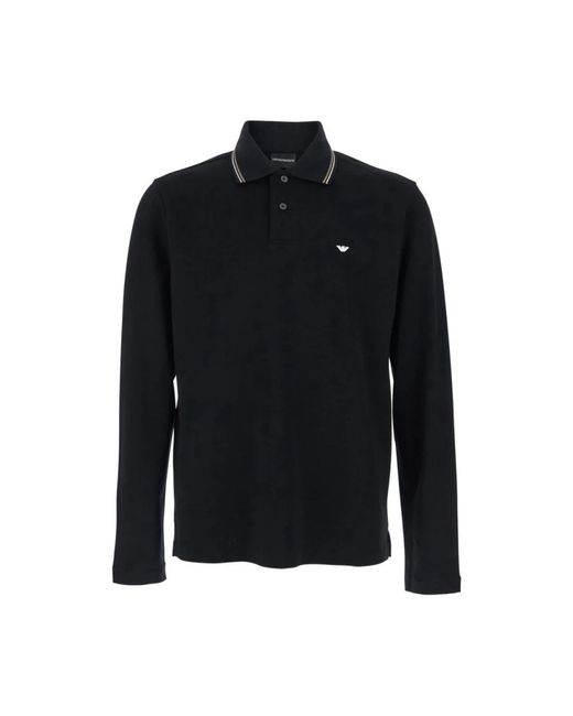 Emporio Armani Blue Polo Shirts for men
